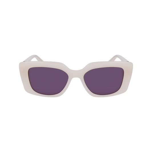 Karl Lagerfeld Beige Acetate Sunglasses