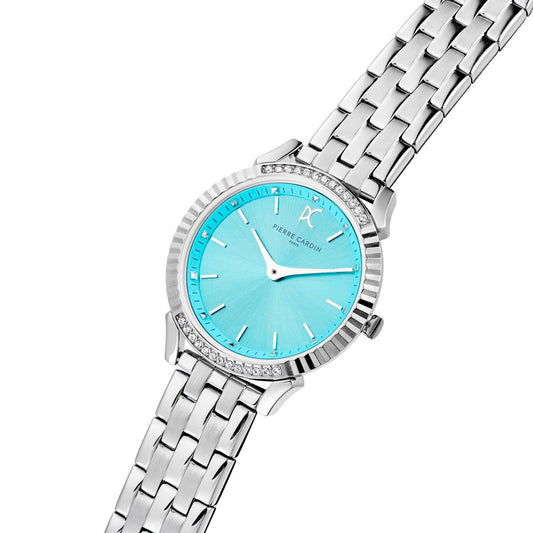 Pierre Cardin Gray Stainless Steel Bracelet Watch