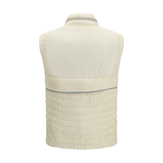 Moncler Grenoble Beige Polyamide Sleeveless Jacket