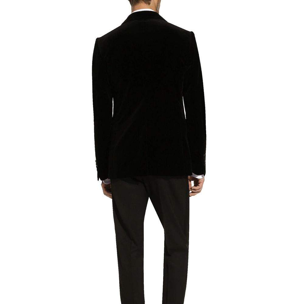 Dolce & Gabbana Black Cotton Tuxedo