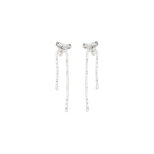 Self-Portrait Silver Brass Earrings