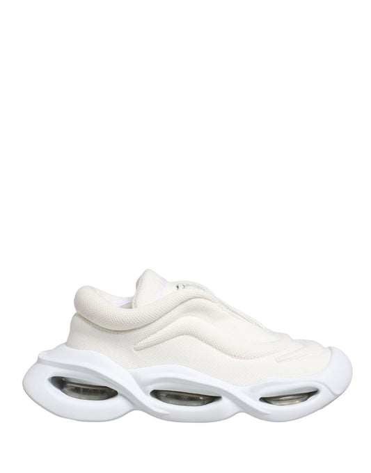 Dolce & Gabbana White Slip On Wave Low Top Sneakers Shoes