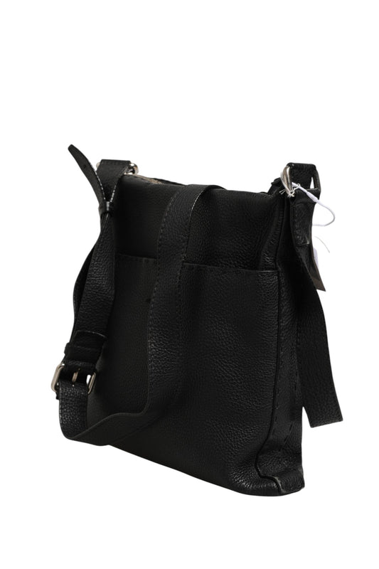 Fendi Selleria Leather Messenger Crossbody Bag