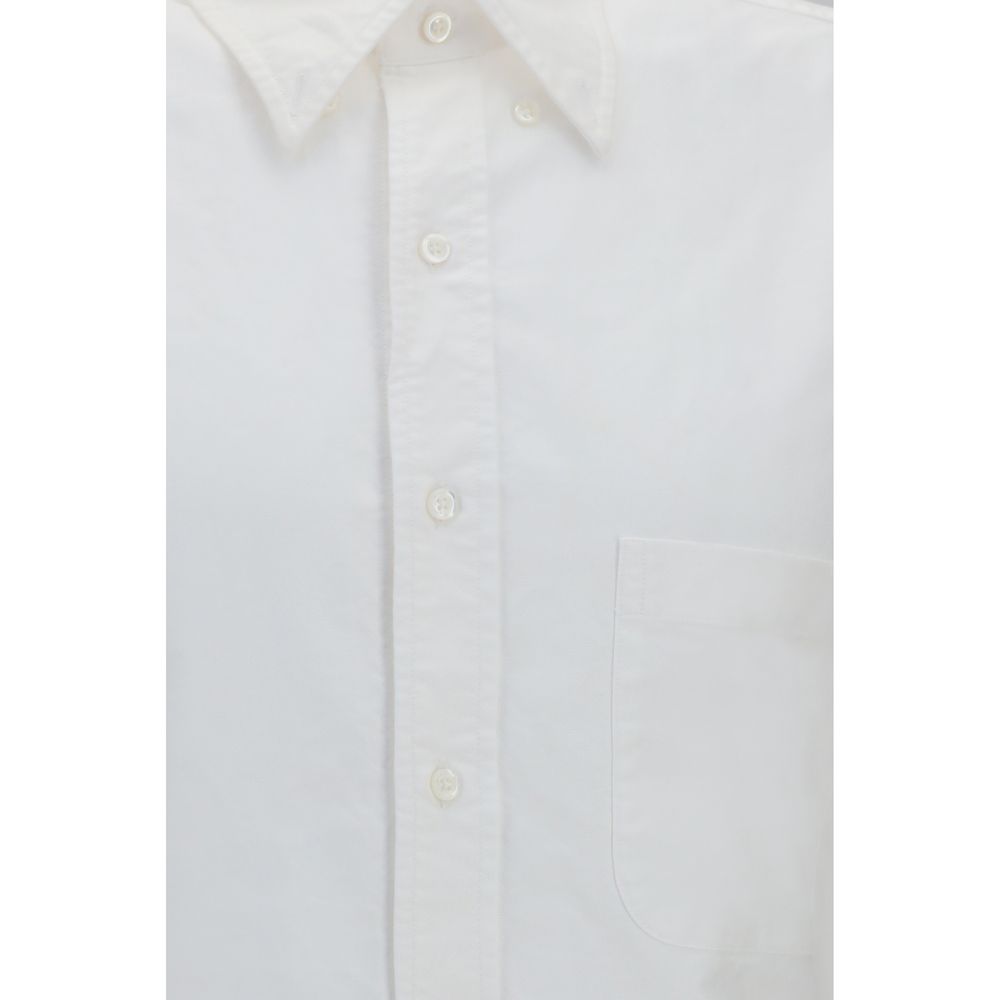 Thom Browne White Cotton Shortsleeve Shirt
