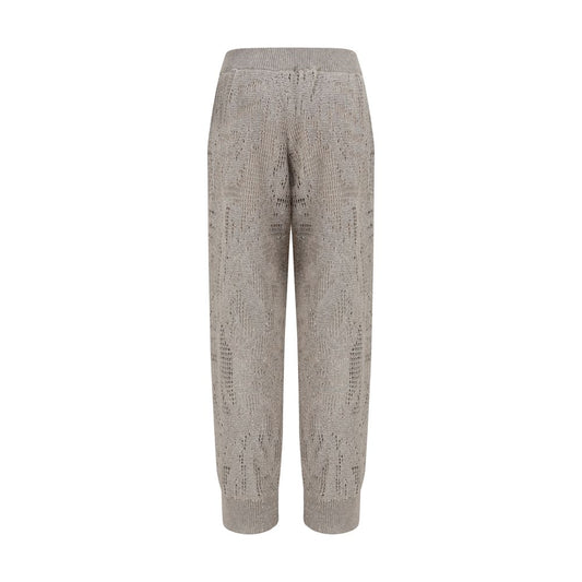 Brunello Cucinelli Beige Linen Casual Pants