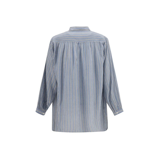 Marant Etoile Blue Cotton Blouse