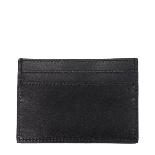 Versace Black Leather Cardholder