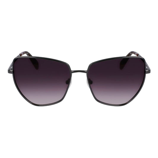 Liu Jo Gray Metal Sunglasses