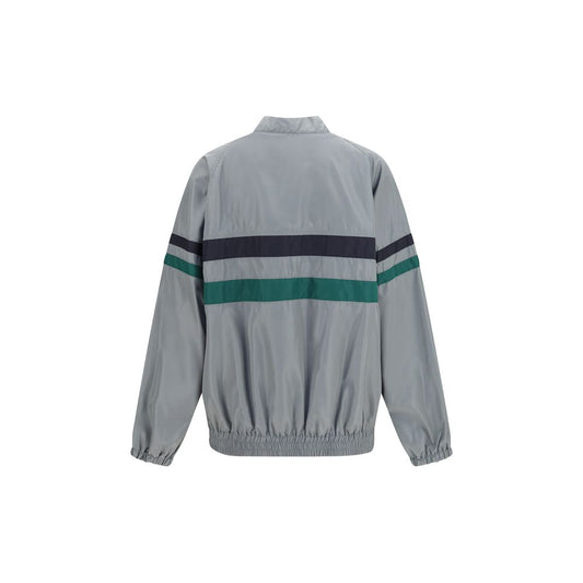 Miu Miu Gray Polyester Shell Jacket