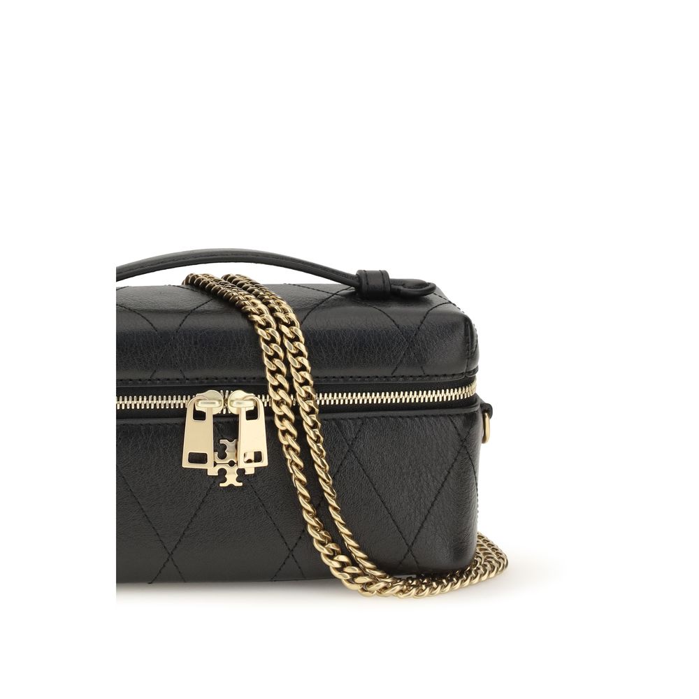 Tory Burch Black Calf Leather Bos Taurus Wallet