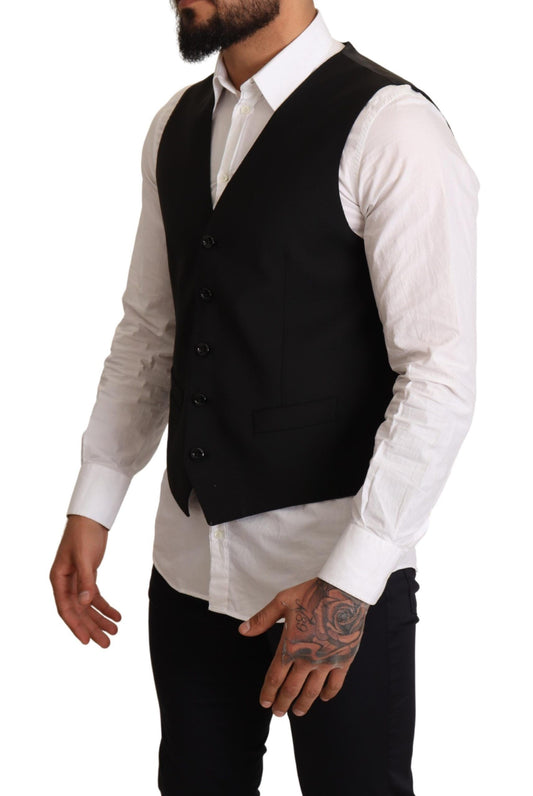 Dolce & Gabbana Black Formal dress Vest