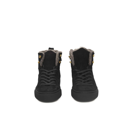 Cerruti 1881 Black Cowhide Women Sneaker