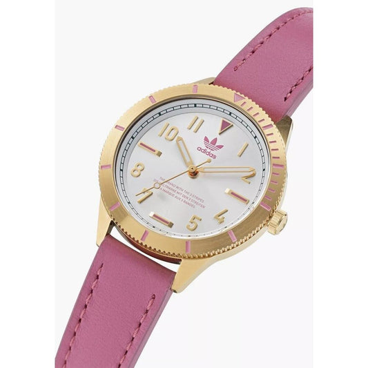 Adidas Multicolor Leather Dress Watch