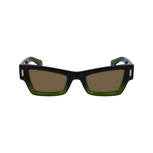 Ferragamo Bicolor Acetate Sunglasses