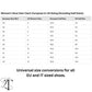 Women's Universal Shoe Size Conversions