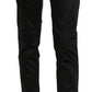 Exte Black Mid Waist Skinny Dress Formal Trousers Pants
