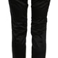 Exte Black Mid Waist Skinny Dress Formal Trousers Pants
