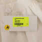 Maison Margiela White High Waist Cropped Women Trouser Pants