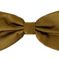 Dolce & Gabbana Yellow Mustard 100% Silk Butterfly Papillon Men Bow Tie