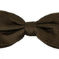 Dolce & Gabbana Brown Polka Dots Silk Adjustable Neck Papillon Men Bow Tie