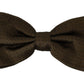 Dolce & Gabbana Brown Polka Dots Silk Adjustable Neck Papillon Men Bow Tie