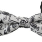 Dolce & Gabbana White Instruments Adjustable Neck Papillon Men Bow Tie