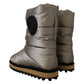 Dolce & Gabbana Silver Polyester Ankle Boots