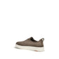 Santoni Beige Calf Leather Bos Taurus Low Top Sneakers