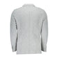 Gant Gray Polyester And Wool Blazer