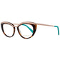 Emilio Pucci Brown Metal Glasses (Frames)