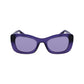 Victoria Beckham Gray Acetate Sunglasses