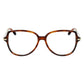 Victoria Beckham Brown Acetate Glasses (Frames)