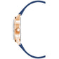 Juicy Couture Blue Plastic Dress Watch