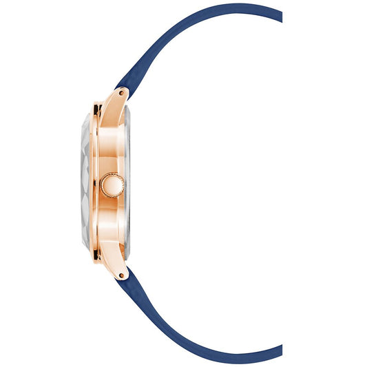 Juicy Couture Blue Plastic Dress Watch