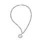 Chiara Ferragni Gray Stainless Steel Necklace