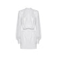 BLANCA VITA White Polyester Casual Dress