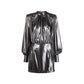 BLANCA VITA Silver Polyester Cocktail Dress