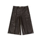 BLANCA VITA Brown Polyethylene Bermuda Shorts
