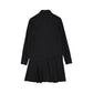 BLANCA VITA Black Elastane Casual Dress