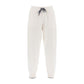 Brunello Cucinelli White Cashmere Casual Pants