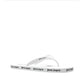 Palm Angels White Rubber Slides
