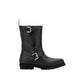 Stella McCartney Black Polyester Lace-Up Boots