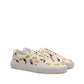 Saint Laurent White Canvas Sneakers