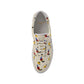 Saint Laurent White Canvas Sneakers