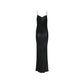 Saint Laurent Black Acetate Casual Dress