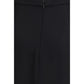 Valentino Black Silk Long Skirt