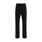Valentino Black Wool Oves Aries Dress Pants