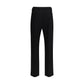 Valentino Black Wool Oves Aries Dress Pants