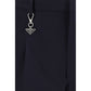 Prada Blue Cotton Casual Pants