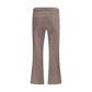 L'Agence Beige Cotton High-Waisted Jean